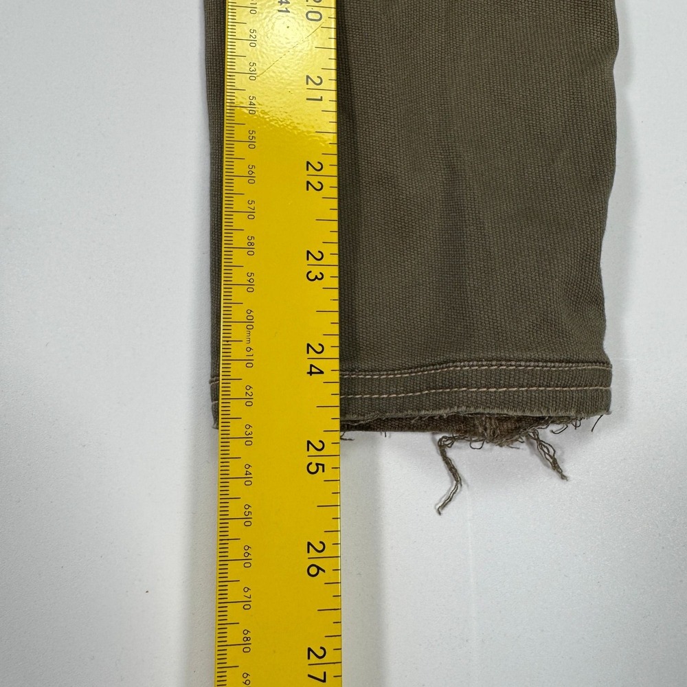 Plugg Utility Jacket Womens L Olive Green Military Button Up Distressed Y2K - Picture 16 of 16
